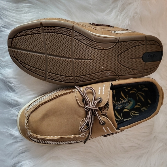 Men Island Surf Boat Shoes Size 6.5 - Picture 3 of 4
